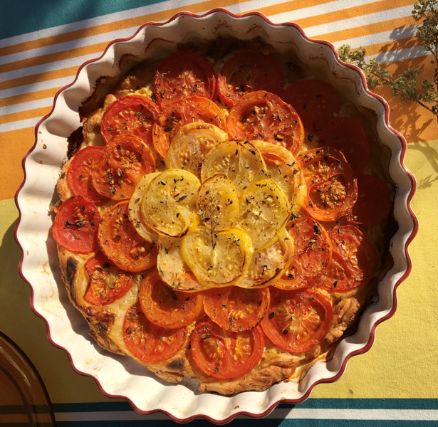 Tomaten-Senf-tarte